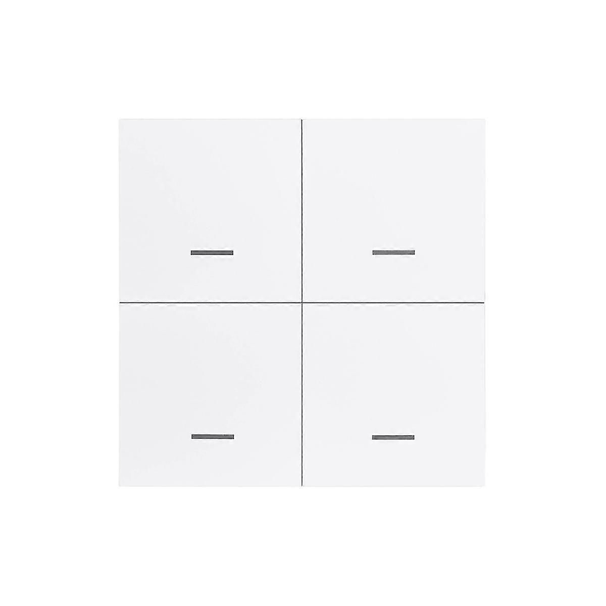 Tuya Zigbee Smart Scene Switch 4 Gang Smart Switch 12 Scene Switch Push Button Controller Supports Home Assistant