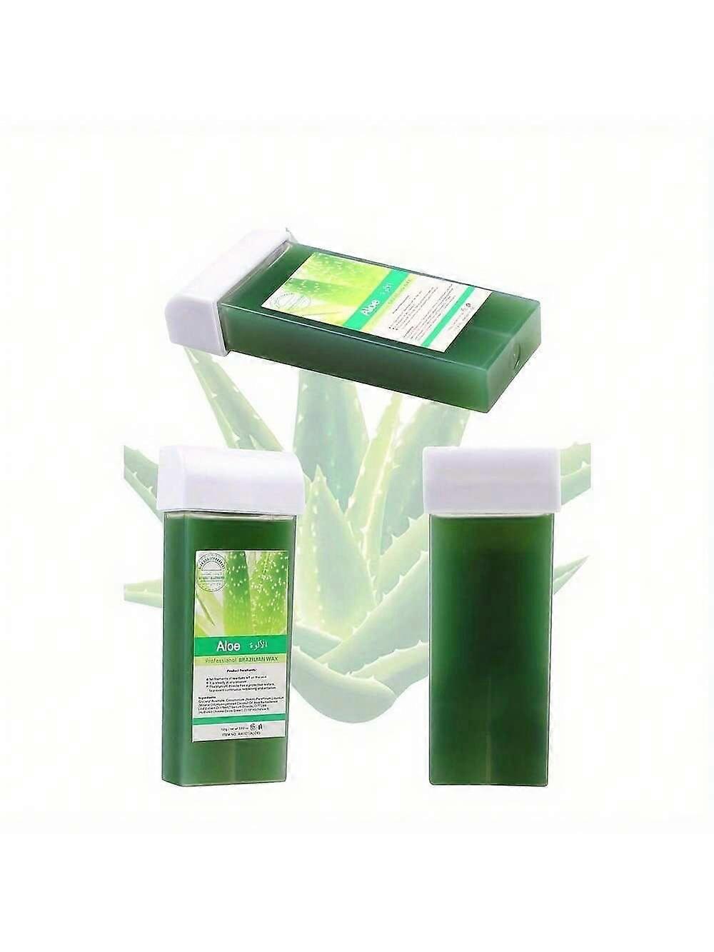100g Honey Flavored Neutral Depilatory Wax Strip, Warm Wax, Convenient Honey Wax With Roller