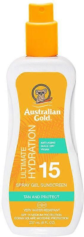 Sunscreen Spf15 Australian Gold Spray Gel 237 ml