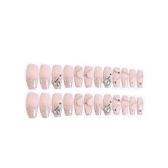 Short Press On Nails Milieuvriendelijke lijmmodellen