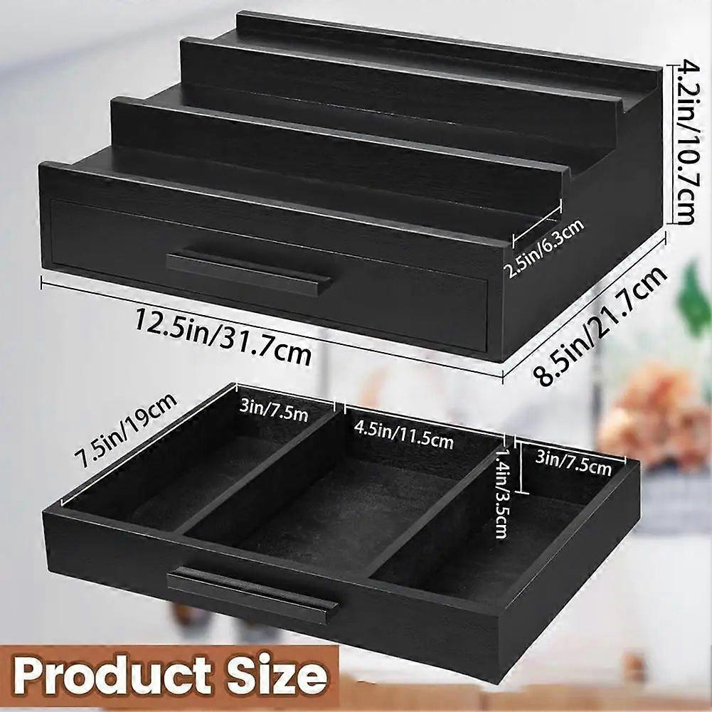 Perfume Organizer Tray Fragrance Rack Three-Layer Perfume Holder ...