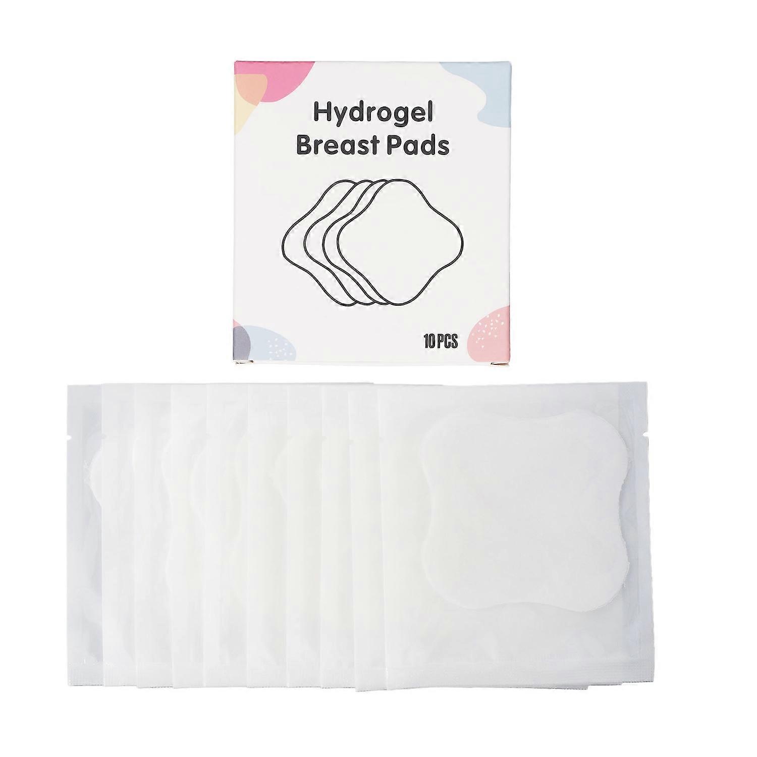 10 قطع الحلمة هيدروجيل بقع الحلمة يغطي ملصقات حماية الحلمة وسادات الإغاثة 