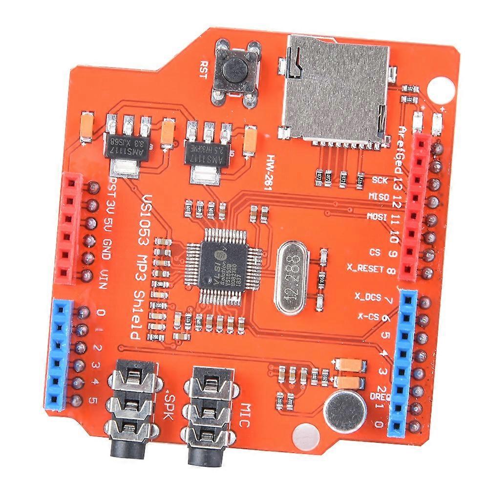 VS1053B Recording/Power Amplifier MP3 Music Shield Board with Memory Card Slot