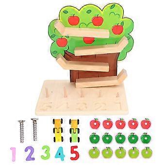 Auto Rampe Spielzeug Übung Hands On Fähigkeit Farberkennung Linde Linde Frühkindliche Bildung oder Spielzeug für 3 Jahre alte Kinder