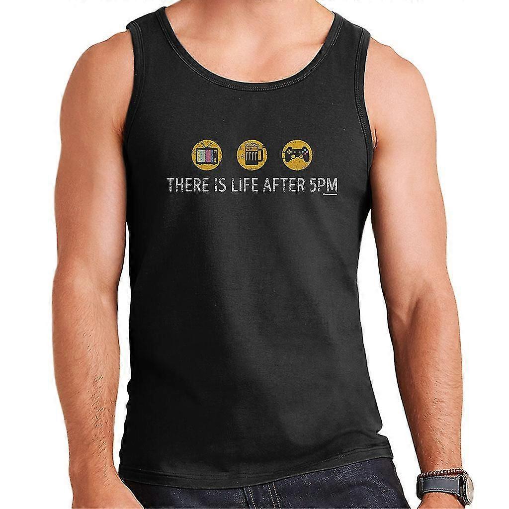 There Is Life After 5pm Men'S Vest