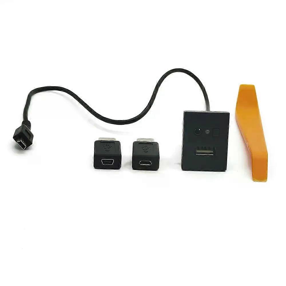 1 Pcs Car AUX/USB Input Adapter Mini Cable USB Slot Interface Button Switch for Ford Focus 2 mk2 2009 2010 2011 Accessories
