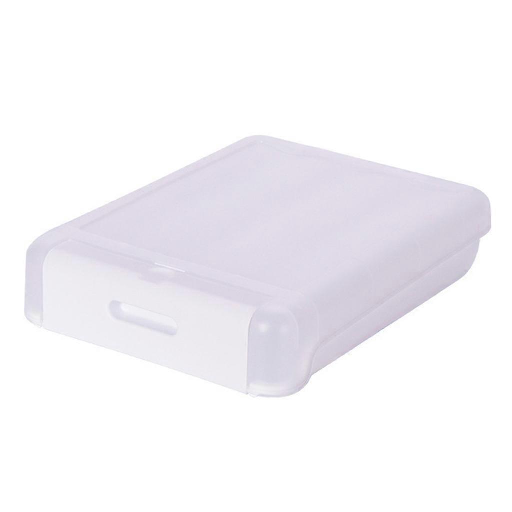 Eggs Holder Storage Box Egg Storage Container for Refrigerator Household Egg Stackable Egg Storage Fresh-keeping Box White