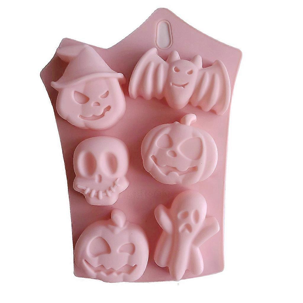 Halloween Silicone Baking Mold Non-Stick Mold for Creative Baking Gadget Halloween Shape Moulds for Halloween Baking 2 T