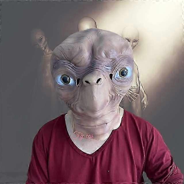 ハロウィンマスクフルフェイスリアルラテックスマスカラ怖い悪魔は、男性のためのカーニバルフェスティバルコスプレホラーエイリアンコスチュームを強化します