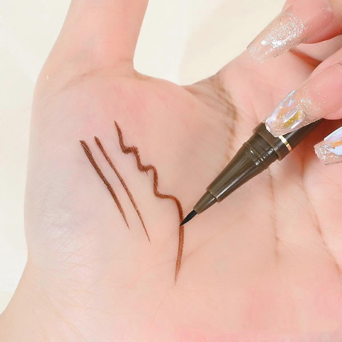 Bushy Brow Pen,Thin Precision Eyebrow Pencils Define, Shape, Build, Fill In & Flick Up - Eyebrow Filler for Natural Looking Brows