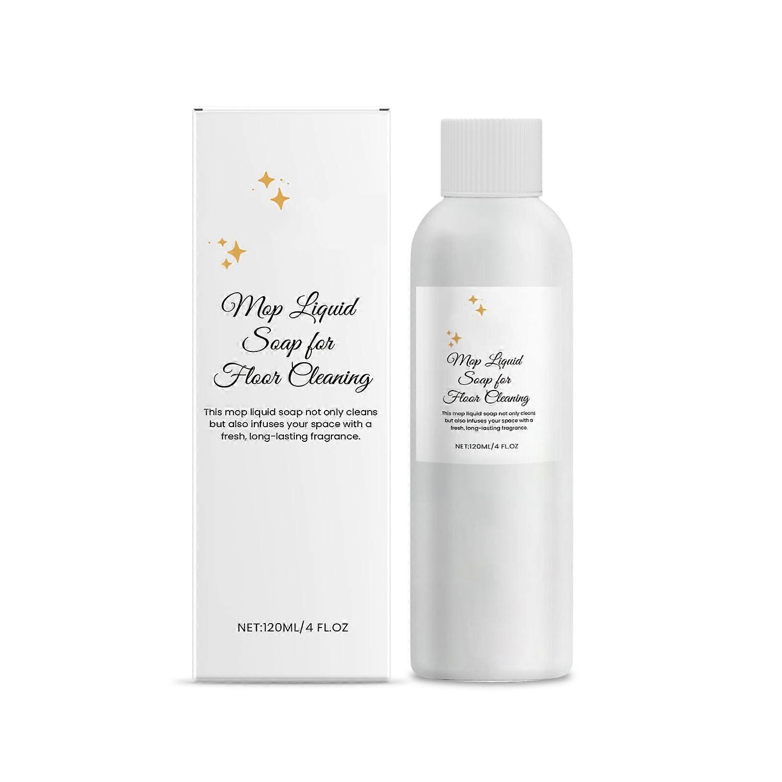 120ml Mop Liquid Soap For Floor Cleaning Floor Decontamination Cleaner Multi-Purpose Floor Cleaner