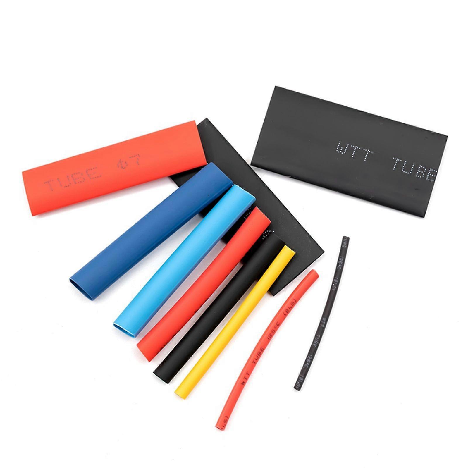 580pcs Heat Shrink Tube Thermoresistant Heat-shrink Tubing Wrapping Kit Electrical Connection Wire Cable Insulation Sleeving