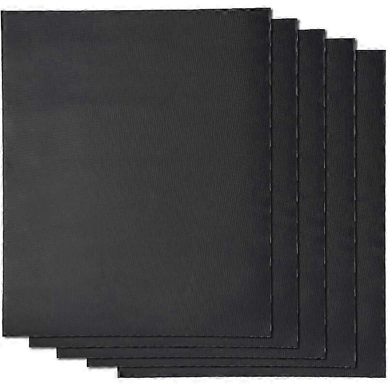 Barbecue Baking Mats Set of 5 XL Grill Mats Non-Stick Reusable Sheets