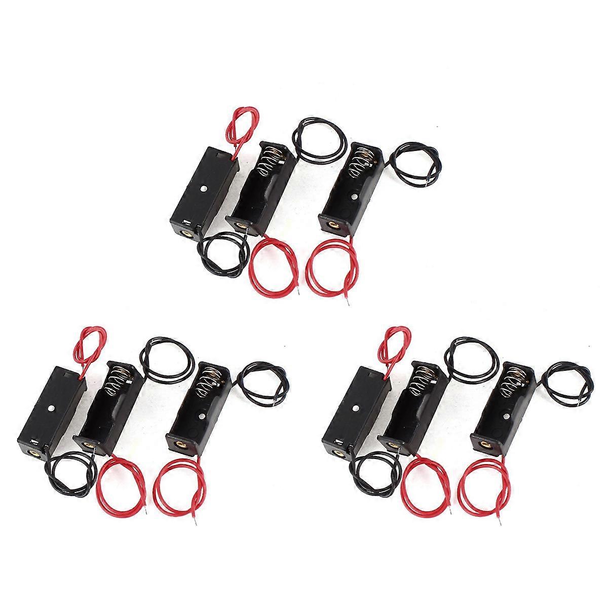 9 X Dual Cable Plastic 1 X 23 A 12 V Battery Holder Battery Case