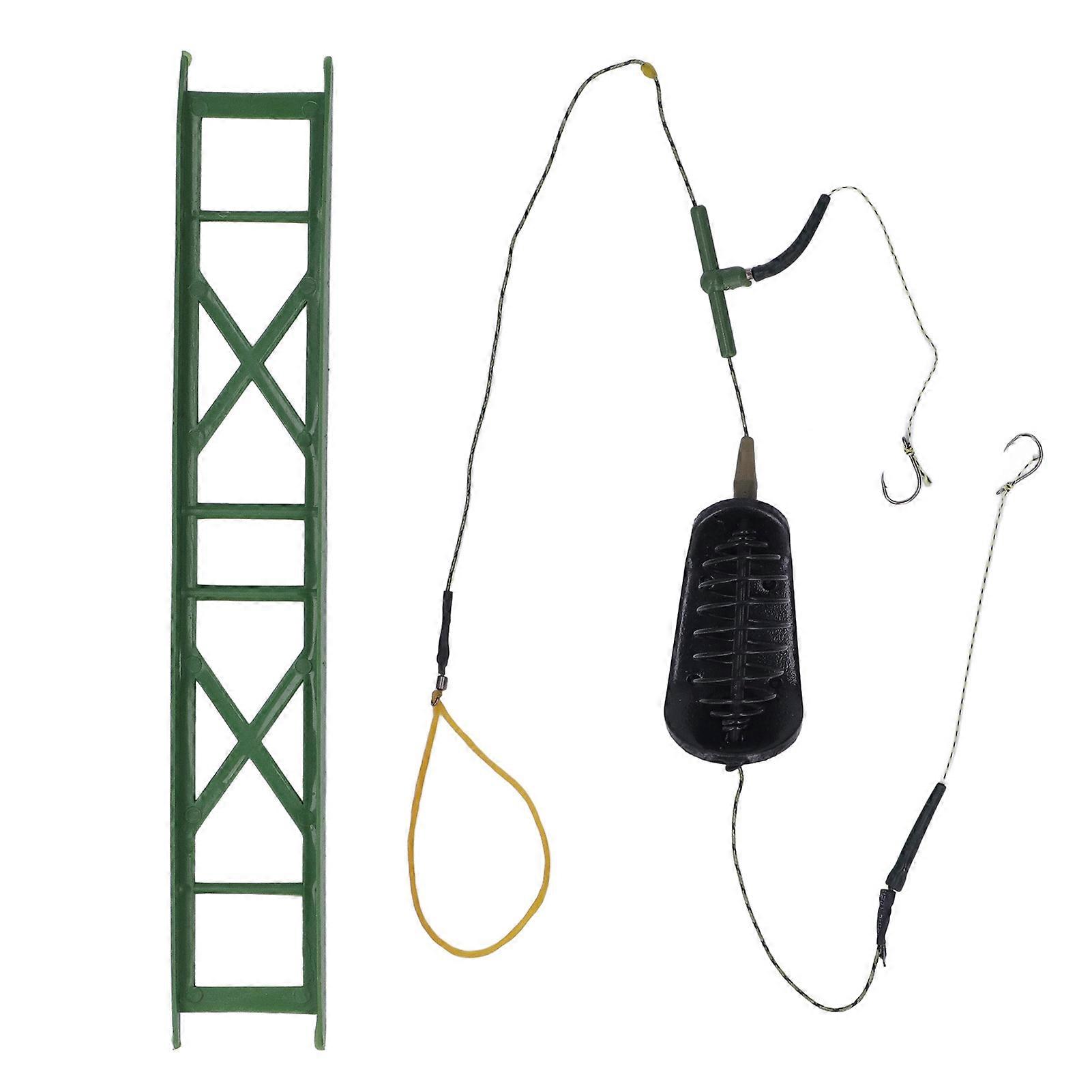 Fishing Hook Strong Power Bite Cage Efficient Sea Fish Hook with Metal Sinker for Carp