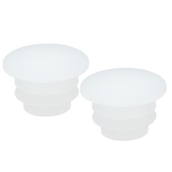 2 stuks fiets plastic einddoppen lichtgewicht duurzame fluorescerende stuur eindstekkers voor fietsen