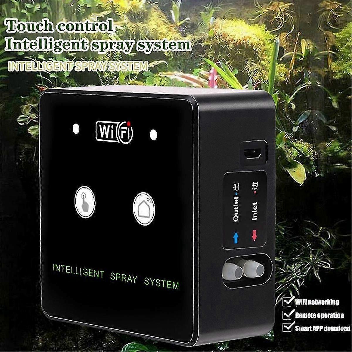 Rainforest Sprayer WiFi Control Automatic Mist Rainforest Timing Sprays System Kit Irrigation Reptile Sprayer B