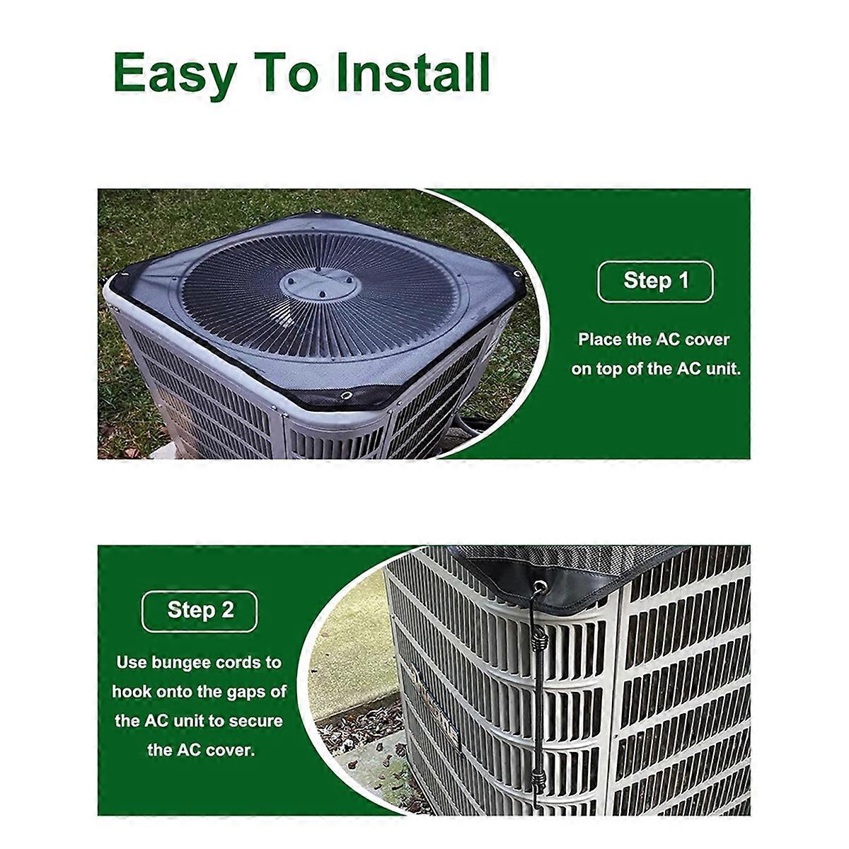 Universal AC Cover for Outside Unit, Mesh Air Conditioner Covers,D