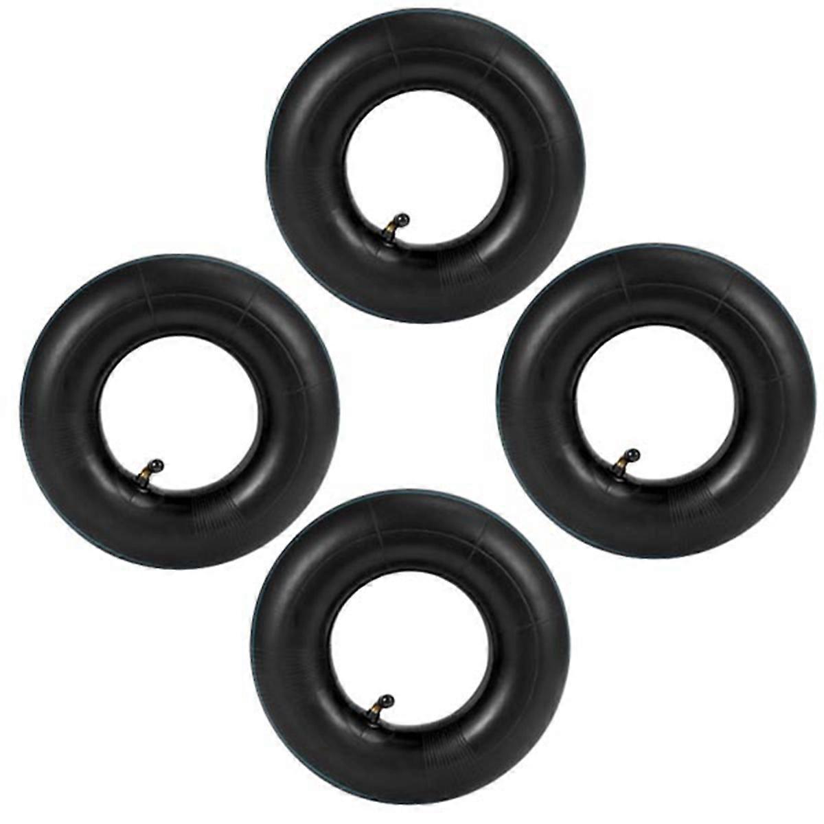 4 PCS 4.10/3.50-4 Inch Inner Tube Tire for Hand Truck, , Hand Cart, Garden Cart, Lawn Mower,4.10-4 R