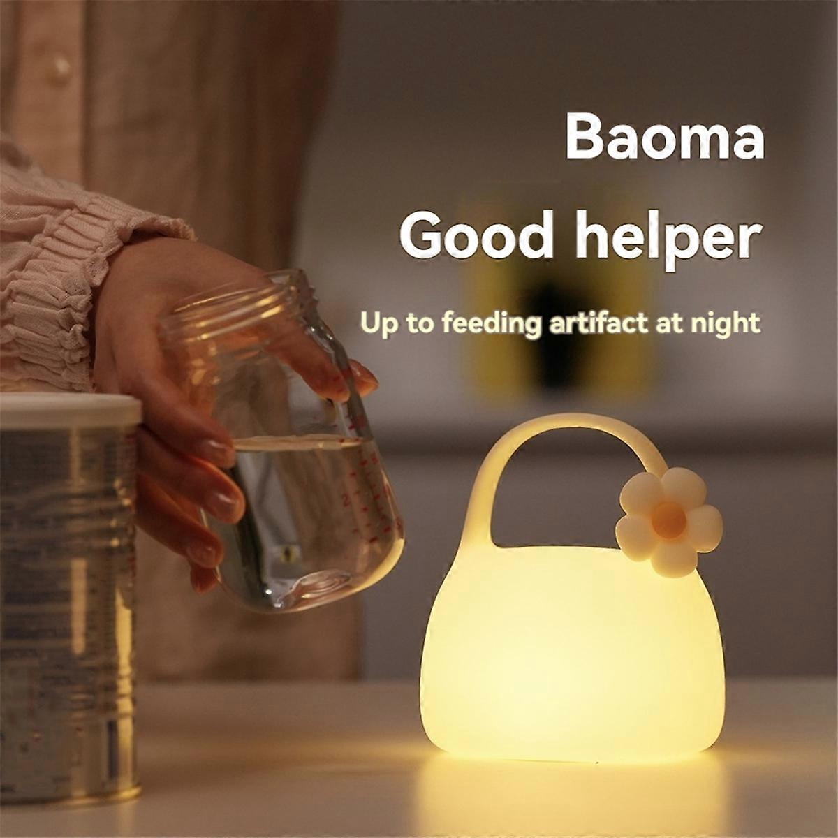 Bag Portable Lamp Cute Bedside Tabletop Pat Lamp