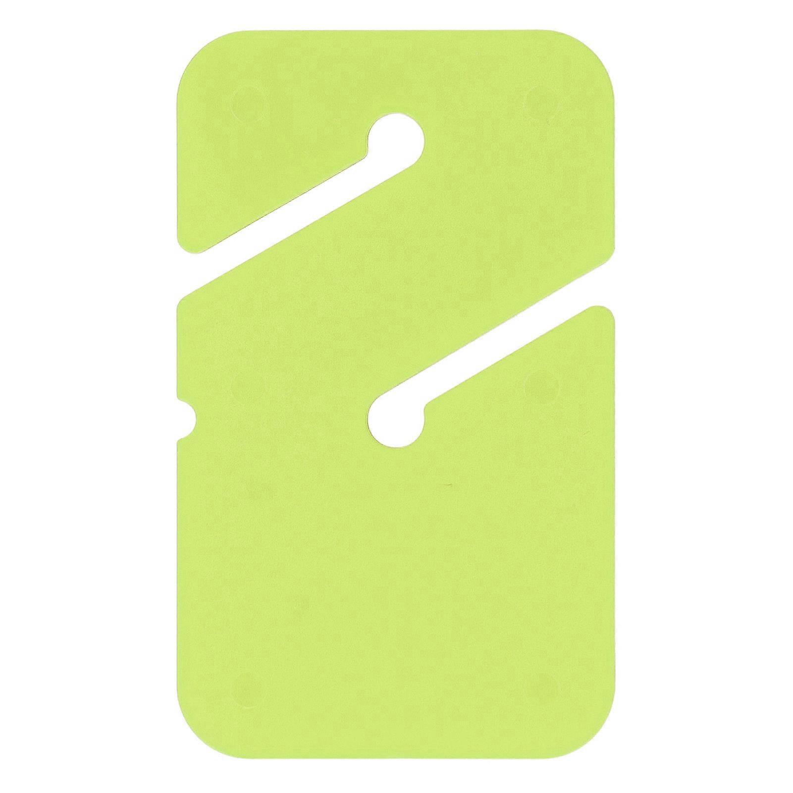 Diving Line Marker Rectangle ABS Easy Visibility Compact Cave Dive Line Marker for Diving Equipment Fluorescent Green