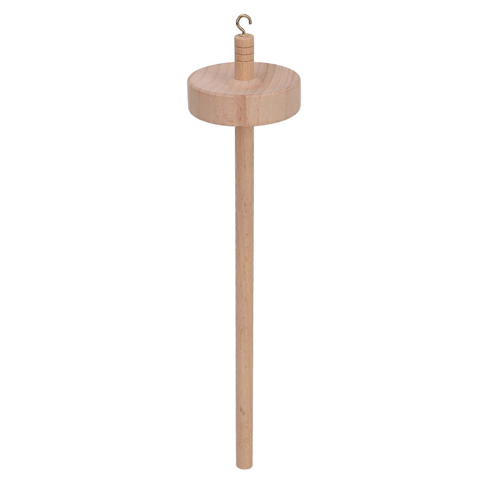 Wooden Drop Spindle Top Whorl Spinning Wheel Yarn Spindle Yarn Making Hand Carved Wooden Spindles Tool for Beginners