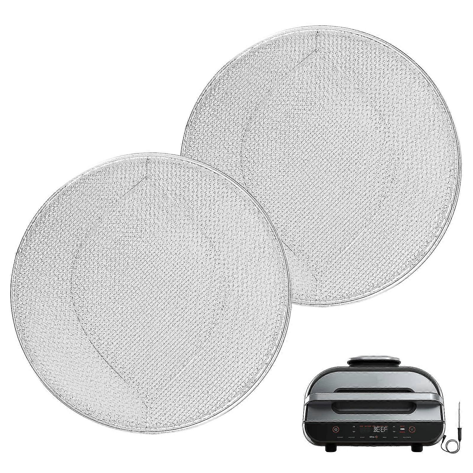 2 pezzi di paraspruzzi in acciaio inossidabile per griglia interna