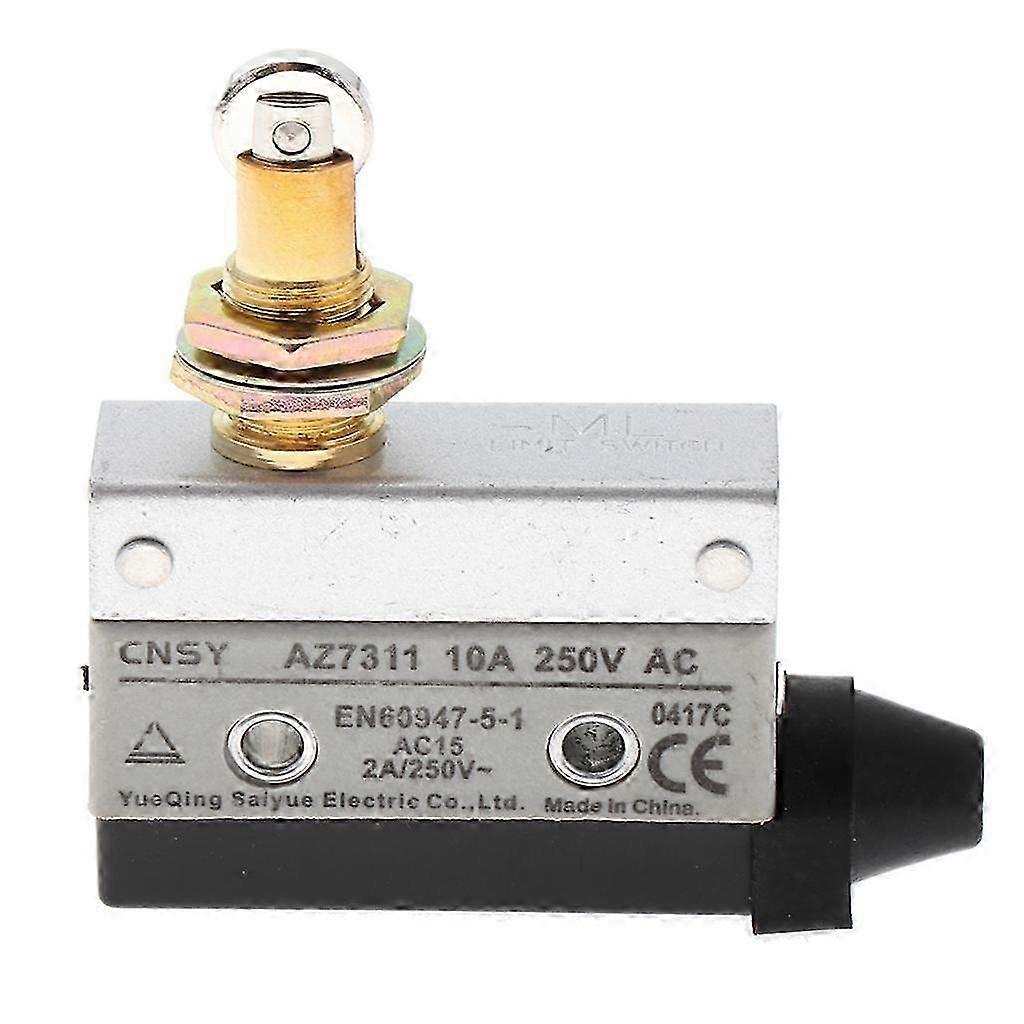 高级 AZ7311 限位开关,面板安装滚柱塞 10A 250V