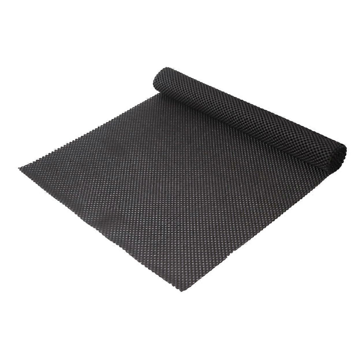 Non-Slip Mat For Car Floor Pad Drawer Liner RV Cabinet Liner Waterproof Large Black Shelf Underlayment Mat
