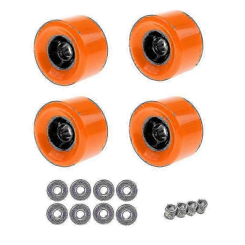 4pcs 8m Board Wheels With Ing And Sp ,oran