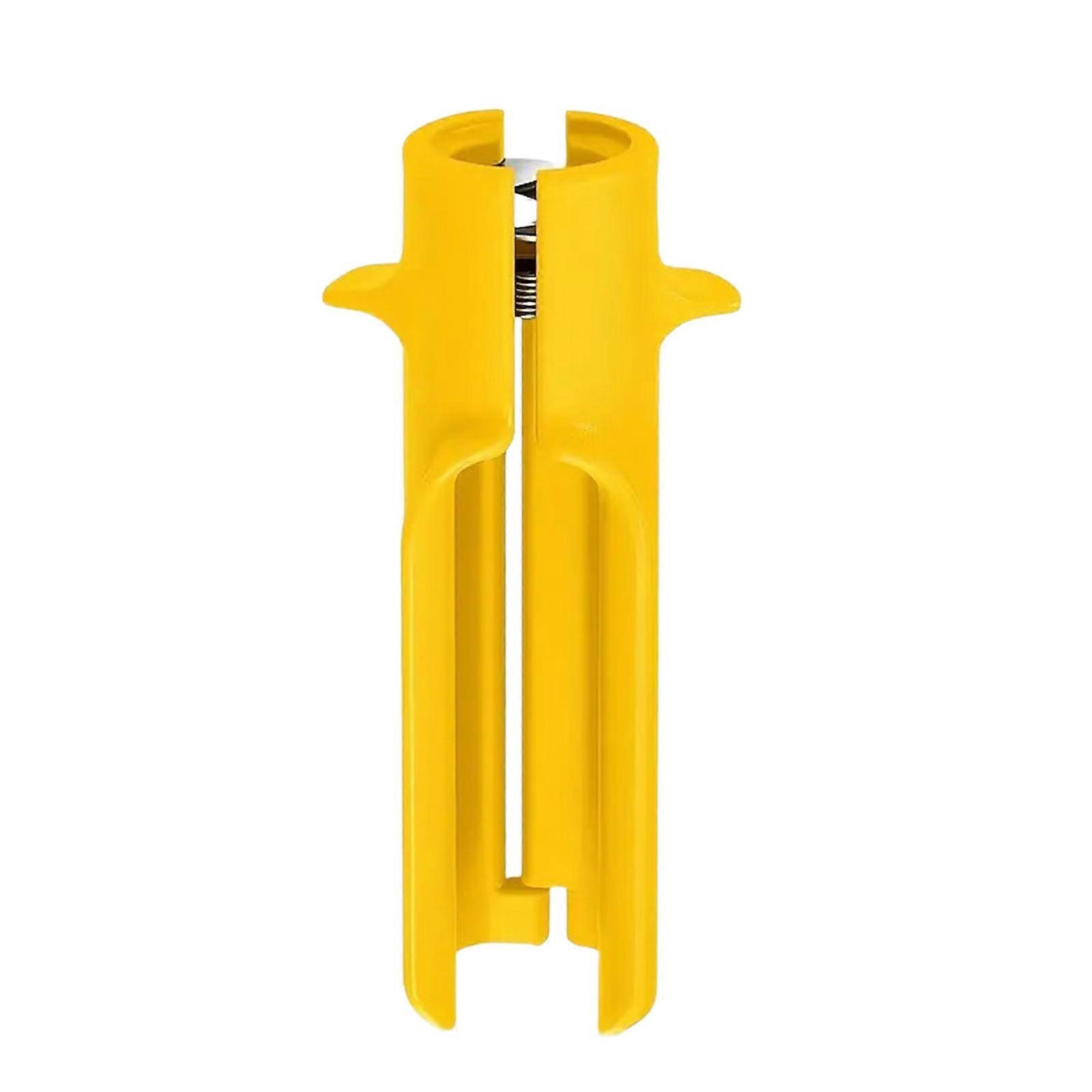 Innovative Rose Thorn Stripper Leaf Removal Tool for Fast and Secure Flower Stem Preparation Home and Professional Use Yellow
