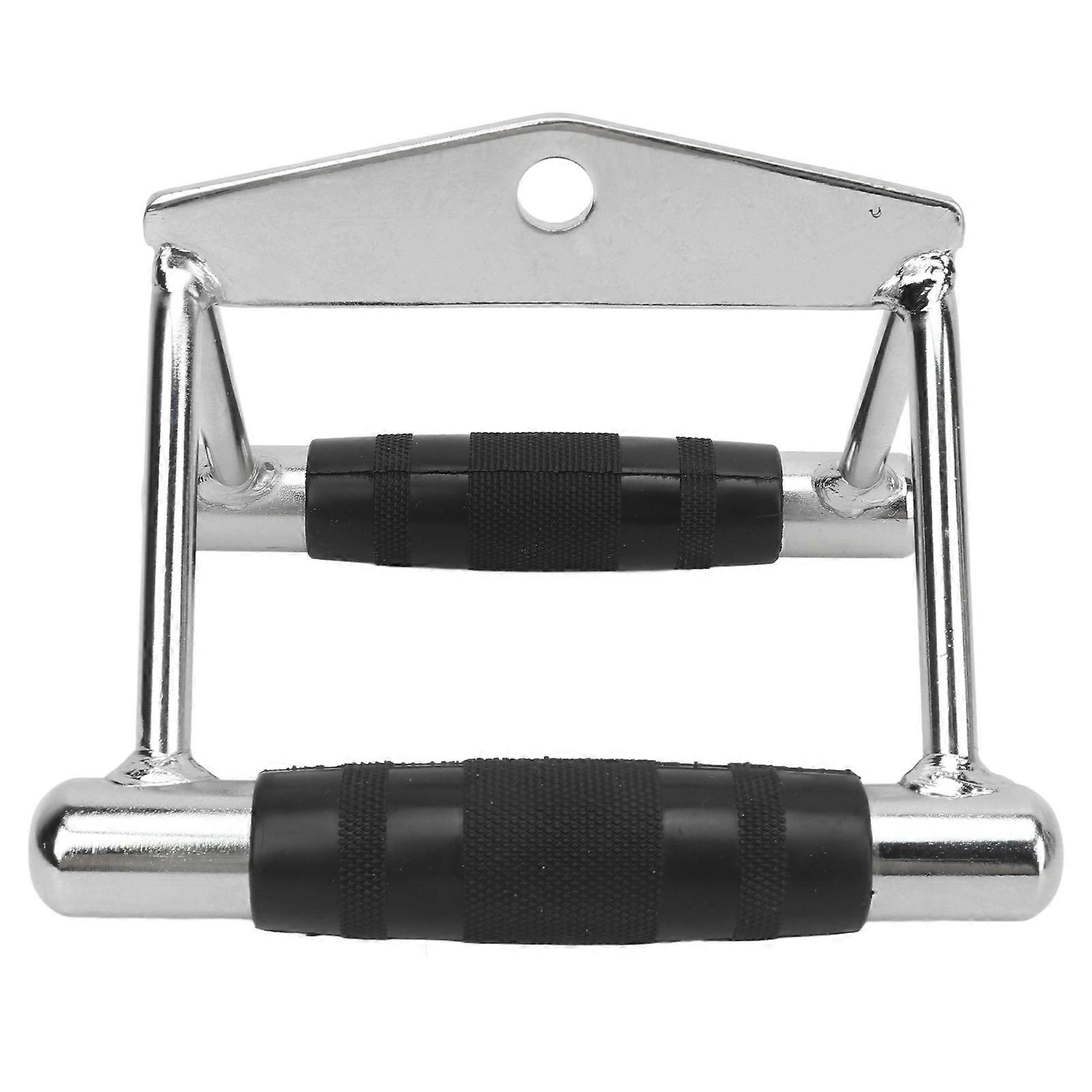Double D Row Handle Attachment Cable Machine Accessories for Home Gym LAT Pull Down V Bar with Capacity Up to 880LBS