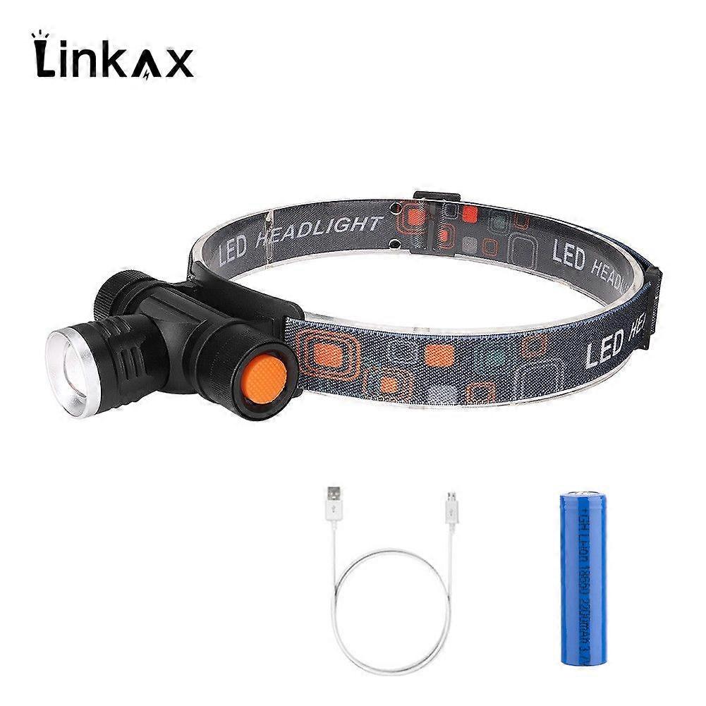 8000LM 18650 mini aste LED flashlight sauna lamp head torch camping hunting