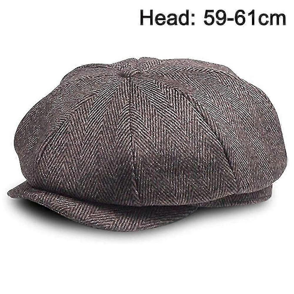 Newsboy Cap Gatsby Baker Boy Hat Flat Caps Adjustable British Retro