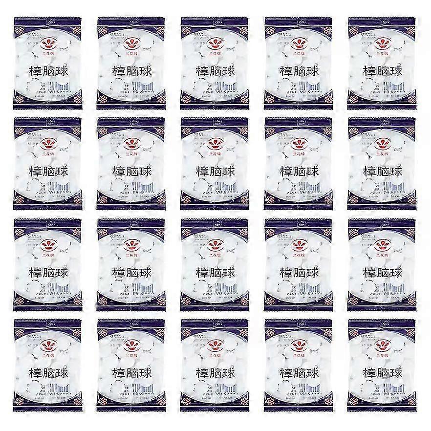 20Packs Household Mothballs Mildew-proof Pills Insect Repellent Balls For Drawers Storage Boxes Closets New