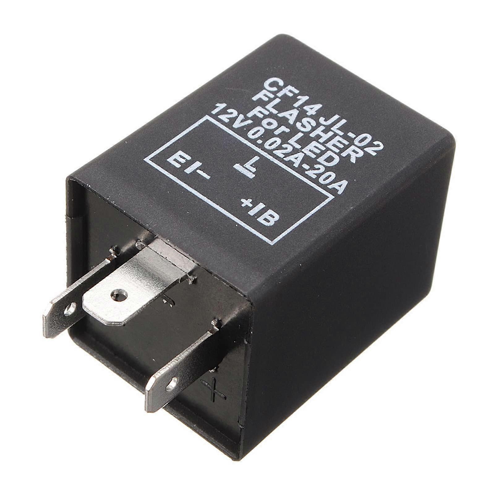 Relay Car Motorcycle 12V Electronic LED Relay Fix Blinker Flasher Indicator