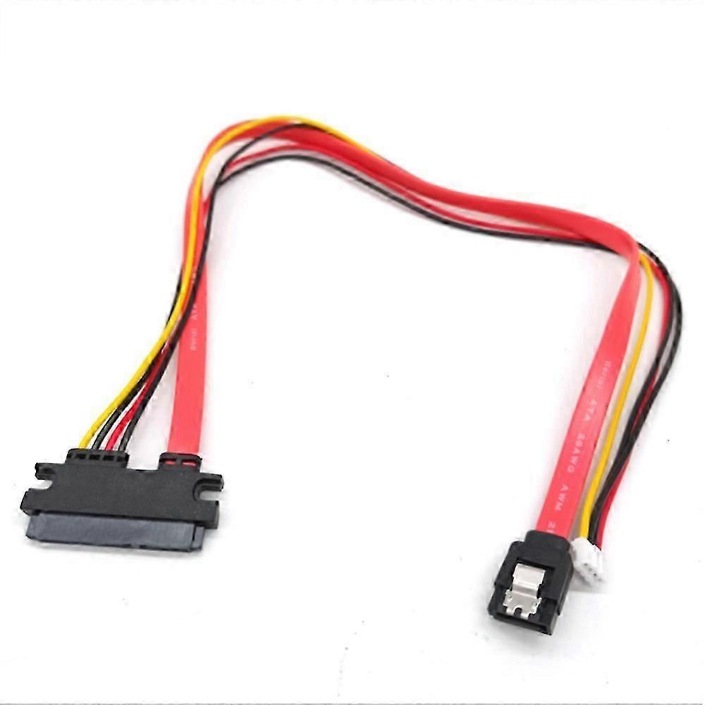 Hard Drive Data Power Supply Integrated Cable Small 4Pin Female & SATA 3.0 Male to SATA 22Pin(7+15P