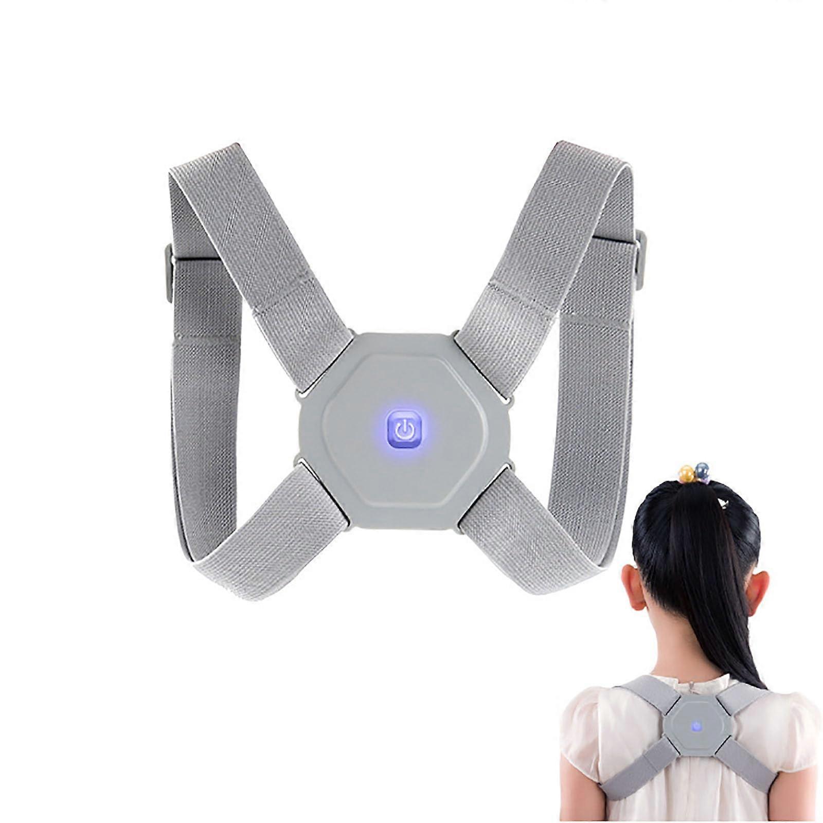 Smart Posture Corrector Adjustable Upper Back Brace with Vibration Reminder for Men and Women, Adjustable Size and Comfortable Fit