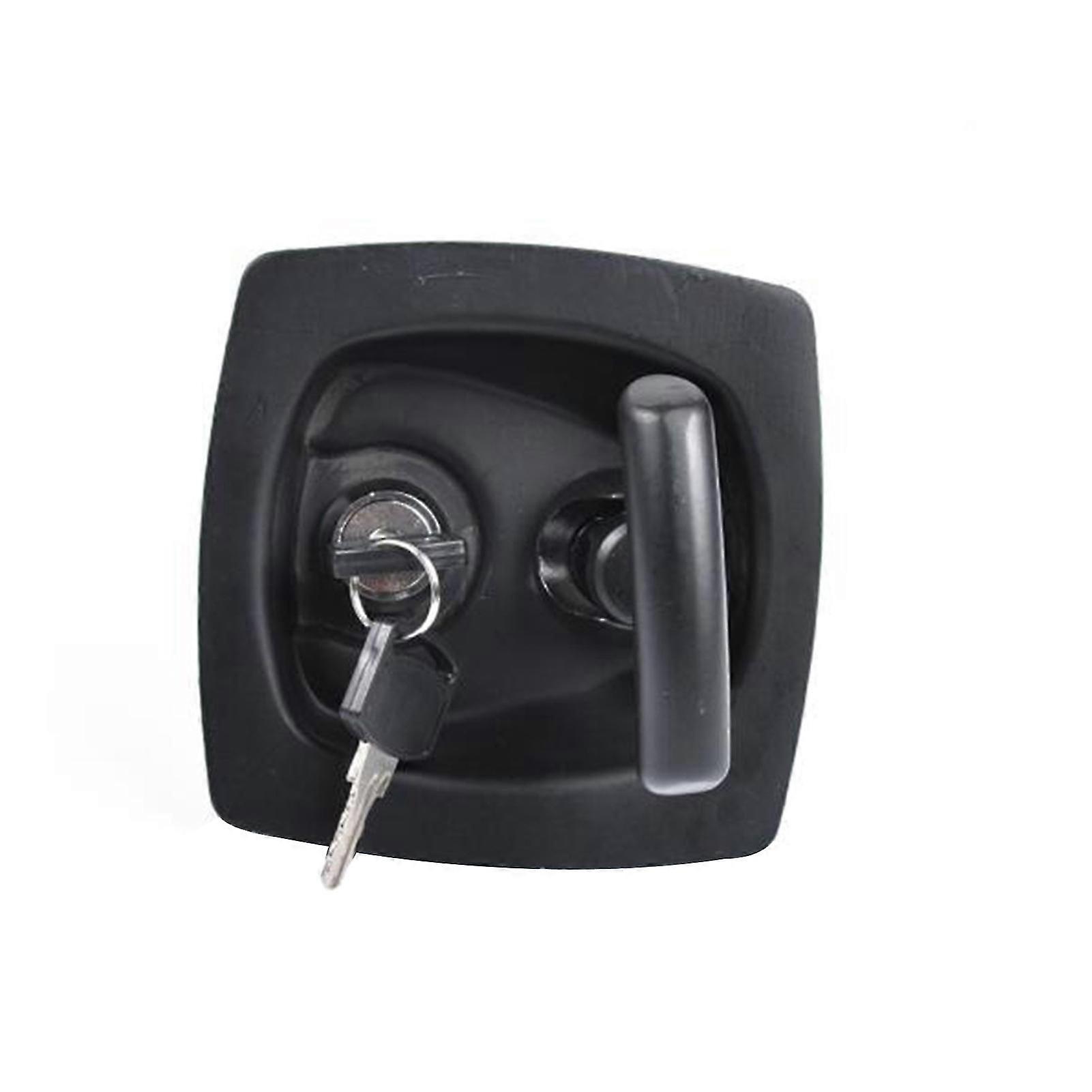 Tool-box Lock Square Convenient Black Trailer Recessed Paddle Lock for Trailer