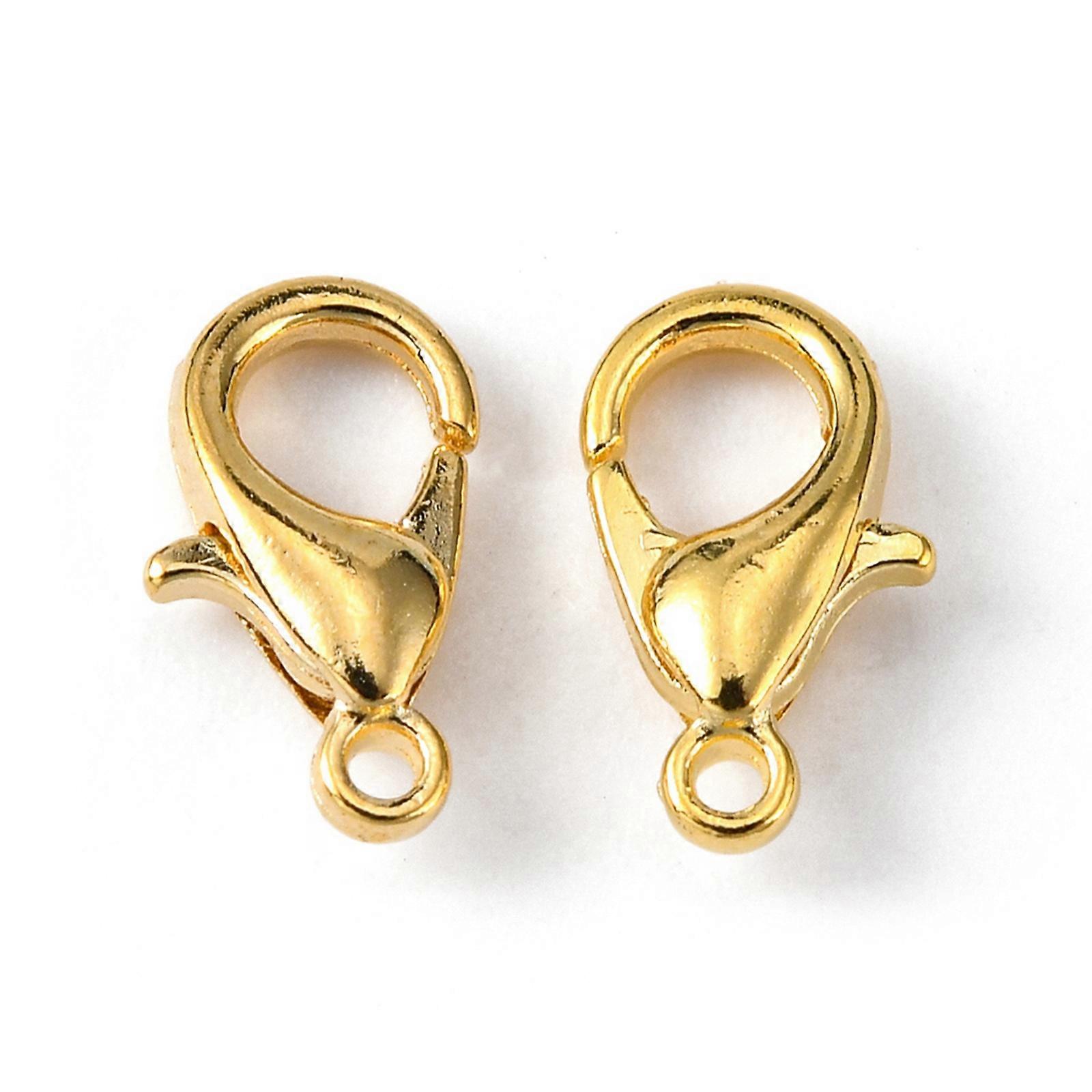 1000pcs Zinc Alloy Lobster Claw Clasps Parrot Trigger Clasps Jewelry Findings