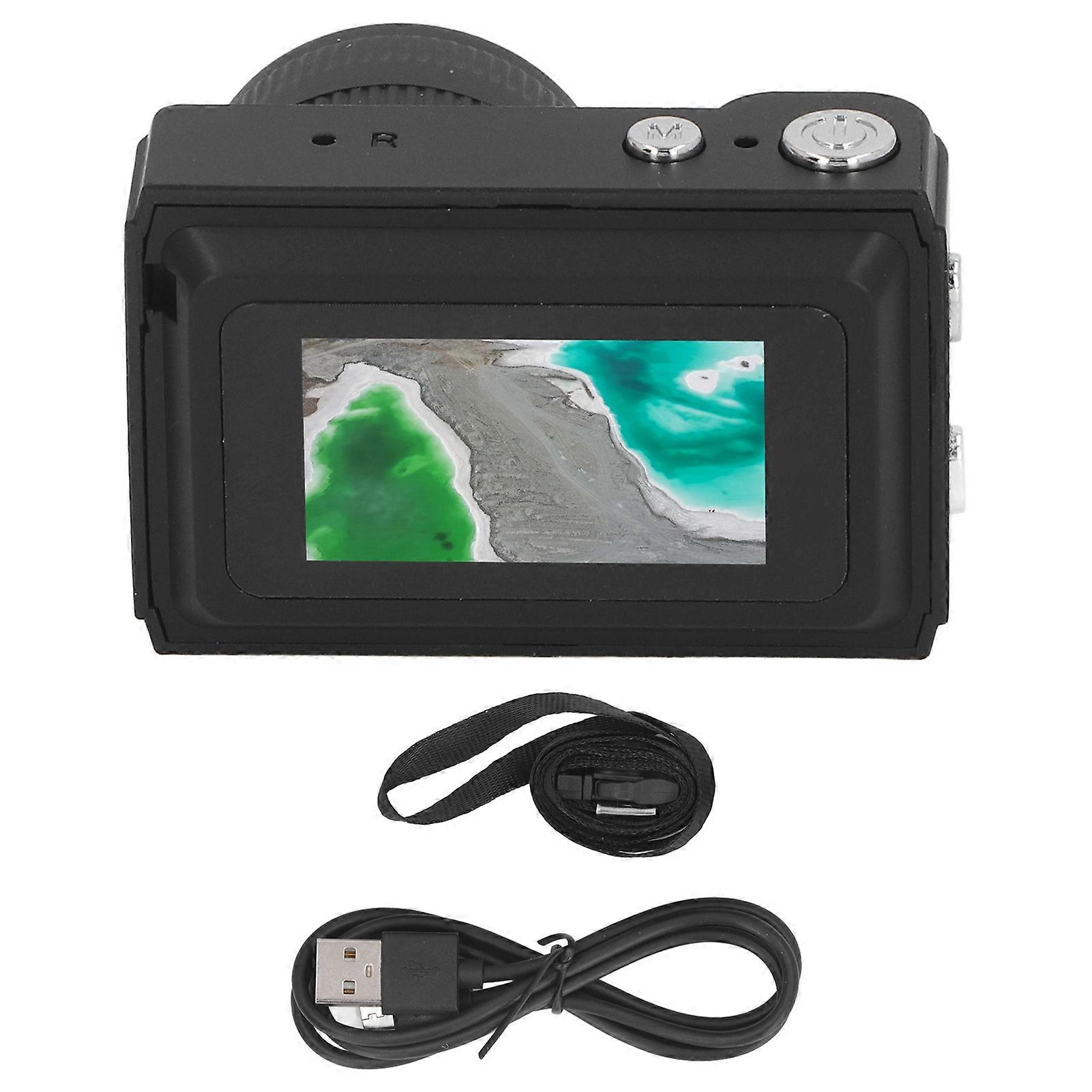 1080P Compact Digital Camera - Portable Thumb Camera with Long Battery Life and USB Charging