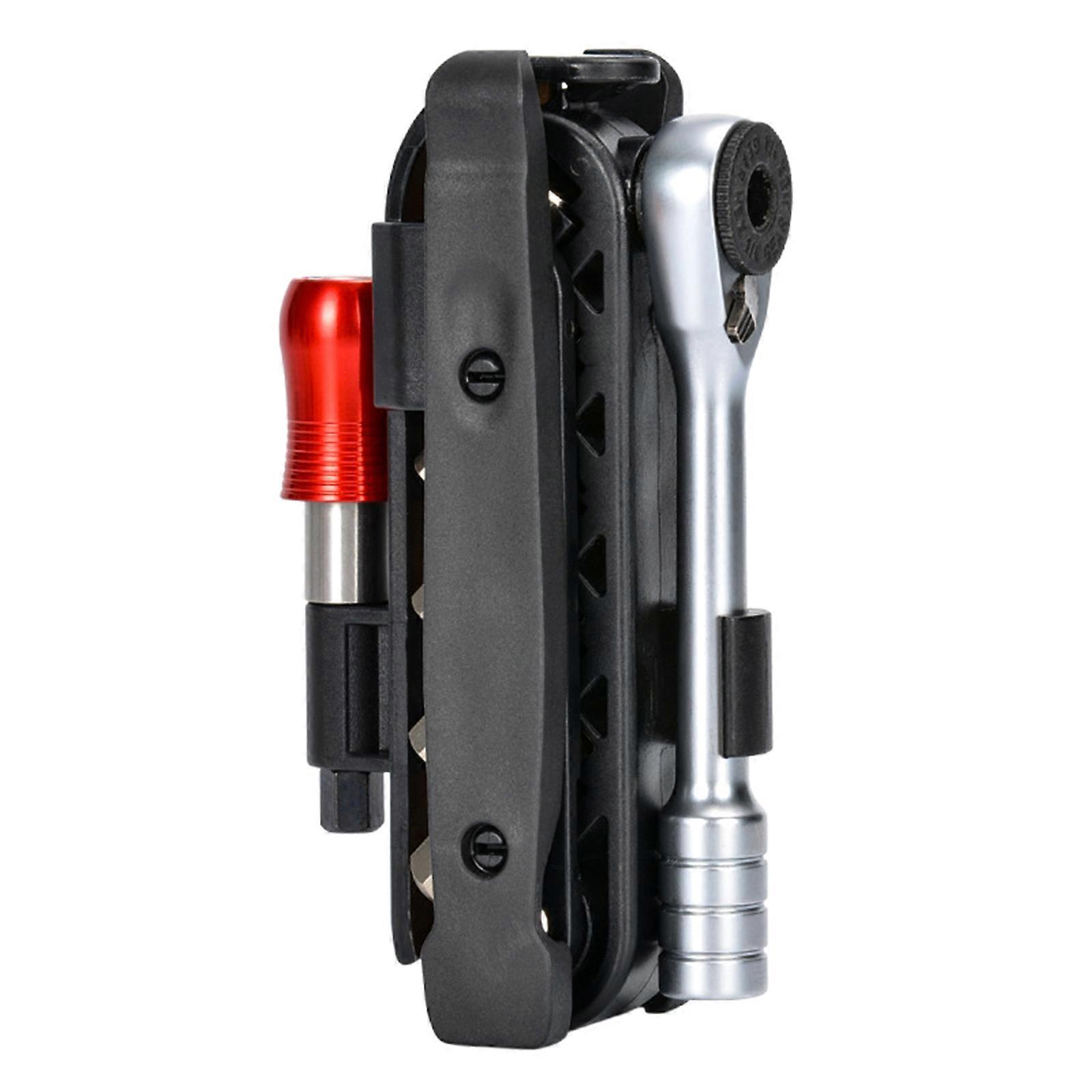 Multifunctional Bicycles Repair Tool Set Folded Hexagons Torques Wrenches Tool for Easy Maintenances