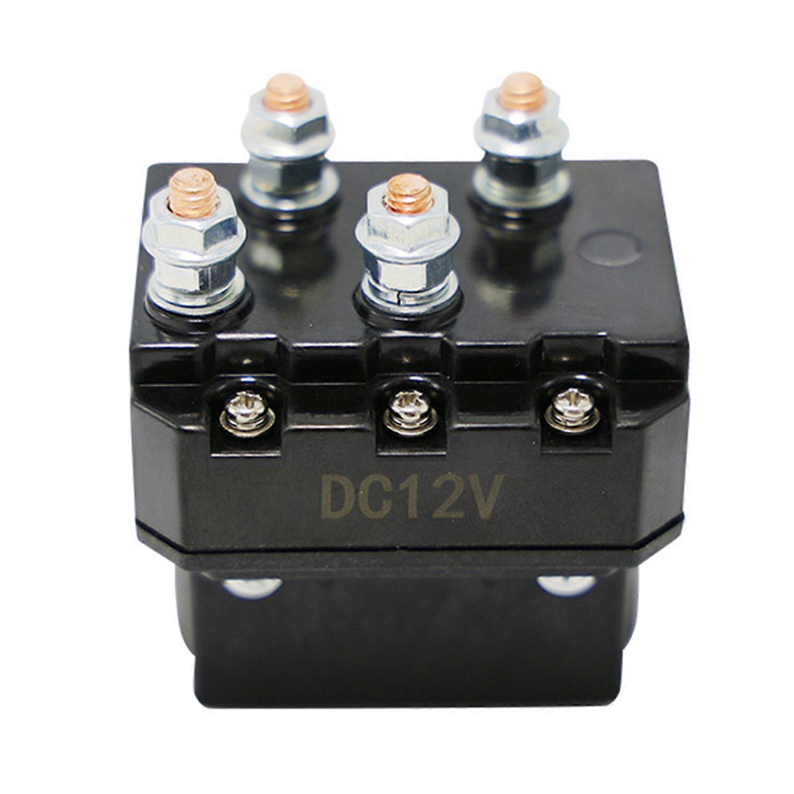 Universal 12V 250A Winch Contactor Waterproof Winch Solenoid Provide Efficient Power Switching for ATVs & UTV Application