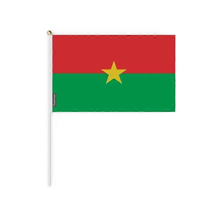 Flag - Burkina Faso - Mini - 20 x 30 cm - Polyester - Double-sided - Lightweight
