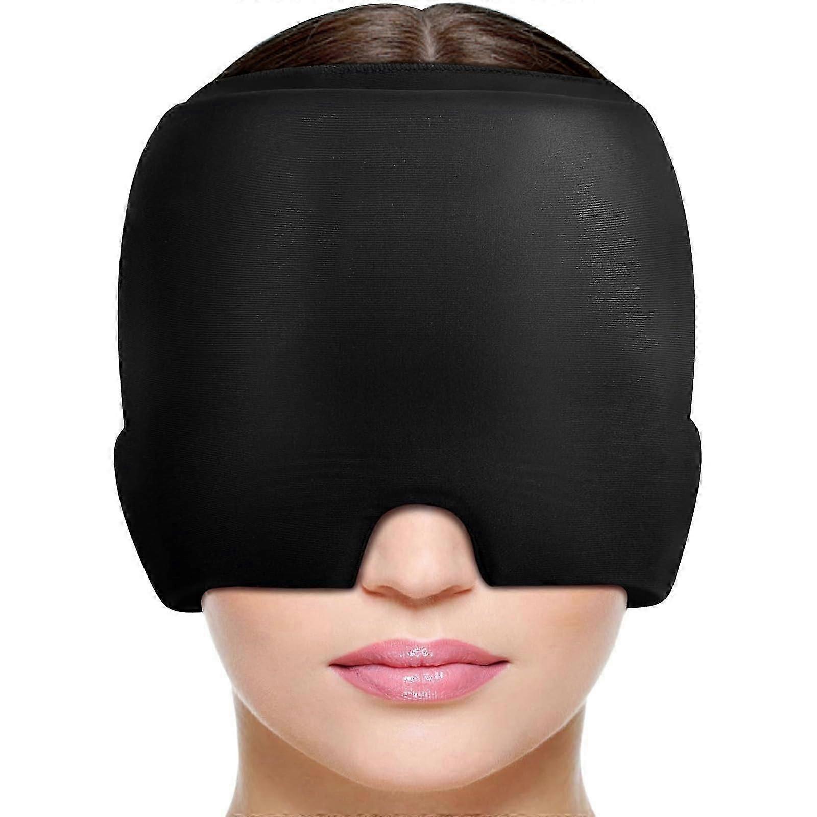 Migraine Headache Relief Cap,Hot & Cold Therapy, Hangover Hat Mask