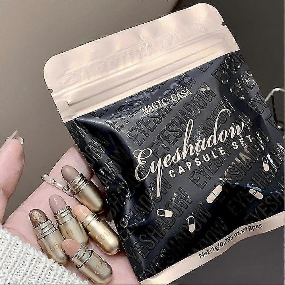 2025 Magic Case 12-Farben-Kapsel-Lidschatten-Set