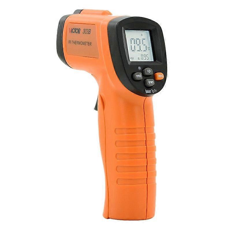 Industrial Infrared Thermometer Digital Thermometer High Precision With Backlight LED Digital Display