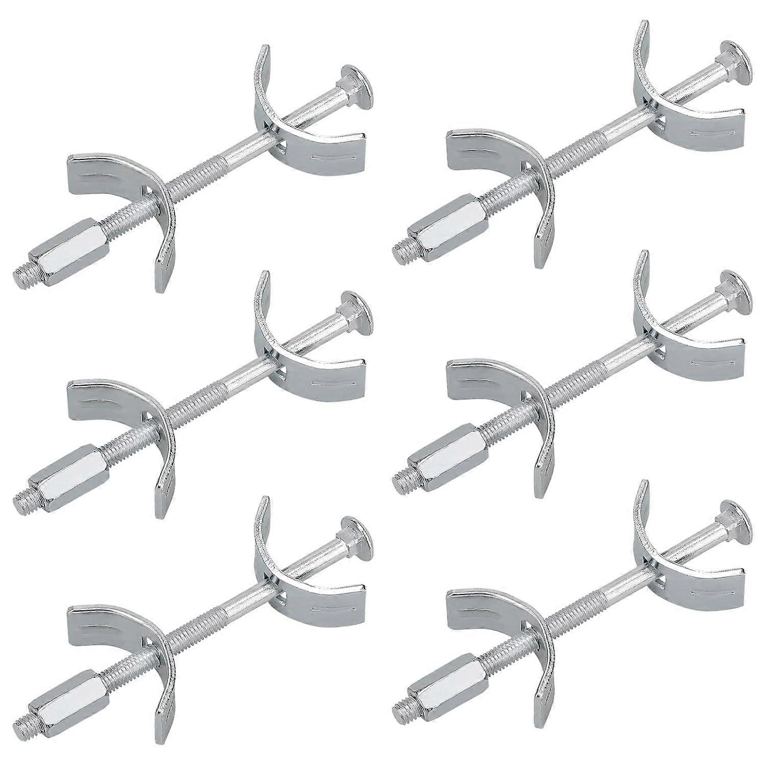 Worktop Connector, 100 mm 6 pcs Furniture Connector, Kitchen Furniture Connection for Assembling, Tightening and Fixing, Assembly Fitting, Worktop As
