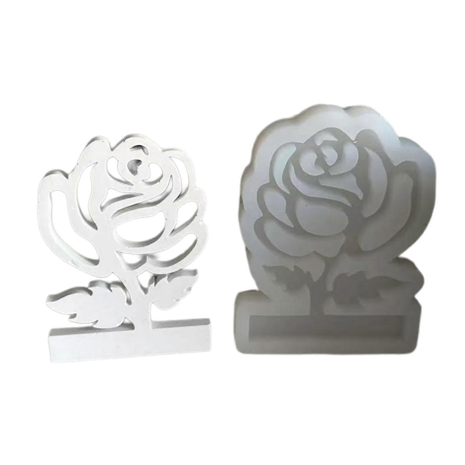 Hollow Out Flower Resins Molds Candle Molds for Making Candle Soap Chocolate Mousses Cake Epoxy Resins Casting Molds