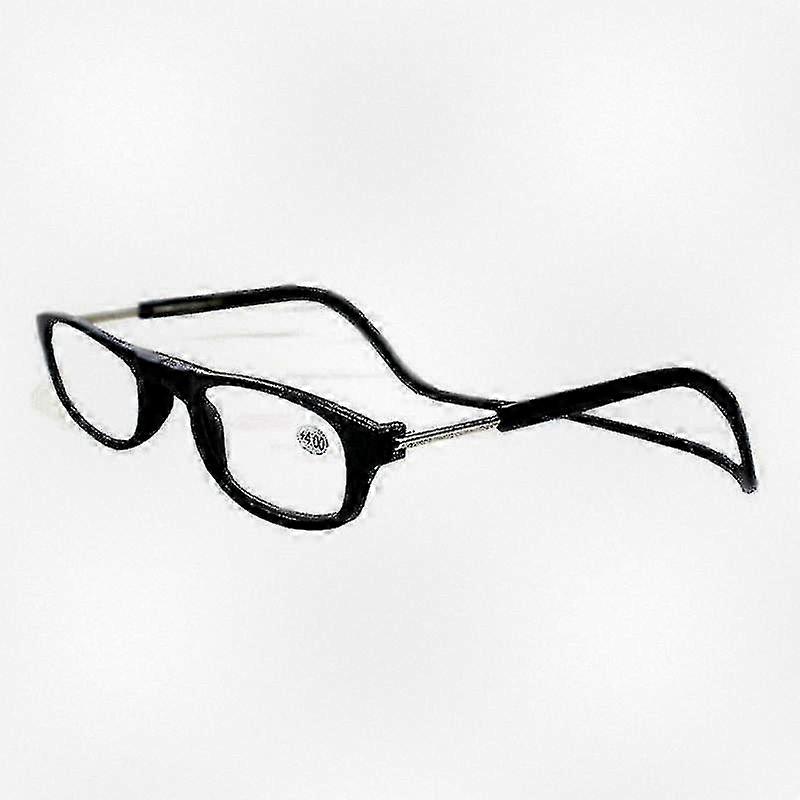 1.0 to 4.0 Hanging Magnetic Reading Eyeglasses with Front Snap Click Connection for Certain Brands